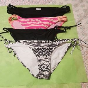 💥5 for $25💥4 Pairs of Bikini Bottoms medium